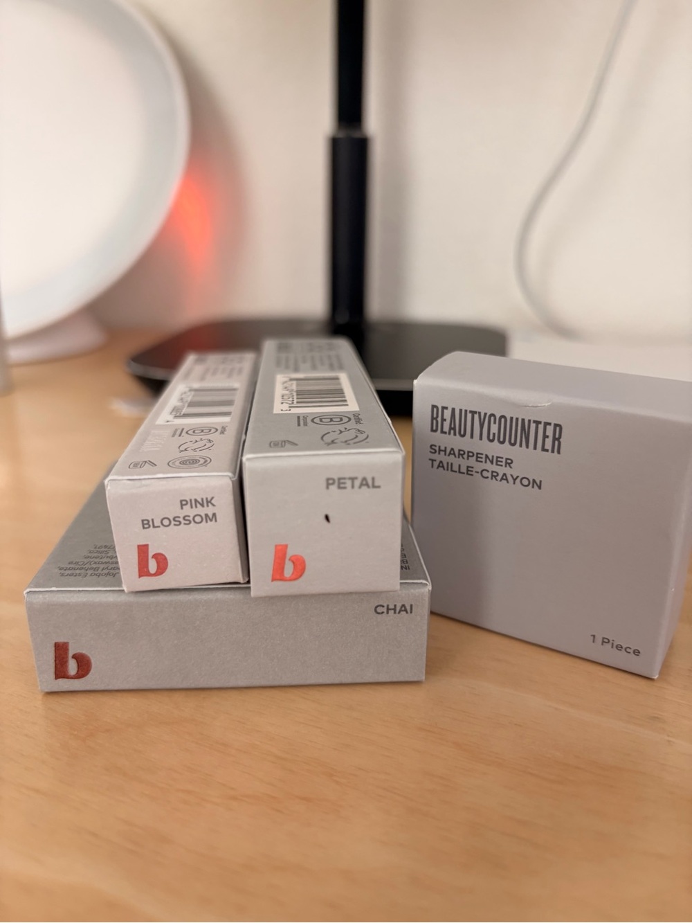 Beautycounter Lip Trio - Pink Blossom, Petal, Chai